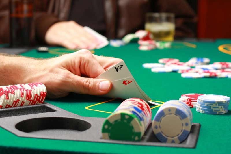 Describe the process of the Poker game and its Rules